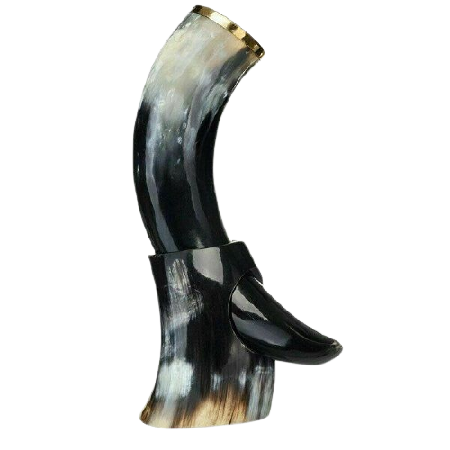 drinking-horn-with-stand